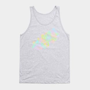 Pastel Rainbow Roses Tank Top